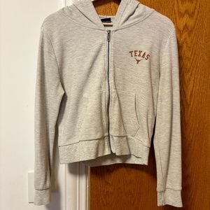 Waffle, UT Cropped Zip Up